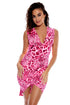 Luli Fama Wild Thing Hi Lo Scrunch Dress