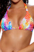 Luli Fama Dancing Queen Triangle Halter Top
