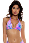 Luli Fama Dancing Queen Triangle Halter Top