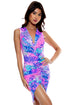 Luli Fama Dancing Queen Hi Lo Scrunch Dress