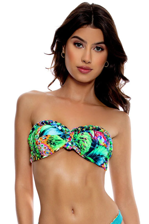 Luli Fama Luli'S Selva Braided Bandeau Top