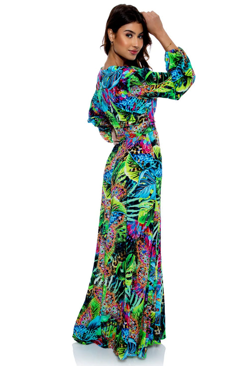 Luli Fama Luli'S Selva Belt Maxi Dress