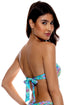 Luli Fama Ocean Breeze Knot Bow Bandeau Top