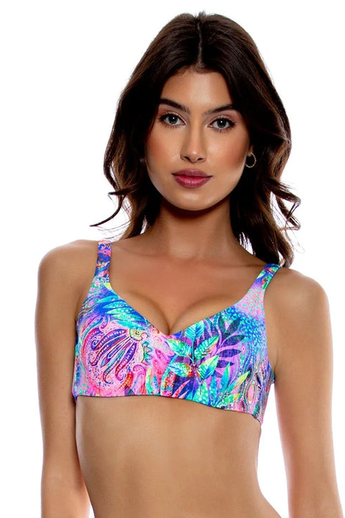 Luli Fama Jungle Fever Underwire Tank Top