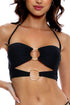Luli Fama Jetset Luli Double Loop Bandeau Crop Top