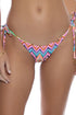 Luli Fama Miami Sorbet Seamless Wavy Ruched Back Brazilian Tie Side Bottom