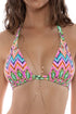 Luli Fama Miami Sorbet Triangle Halter Top