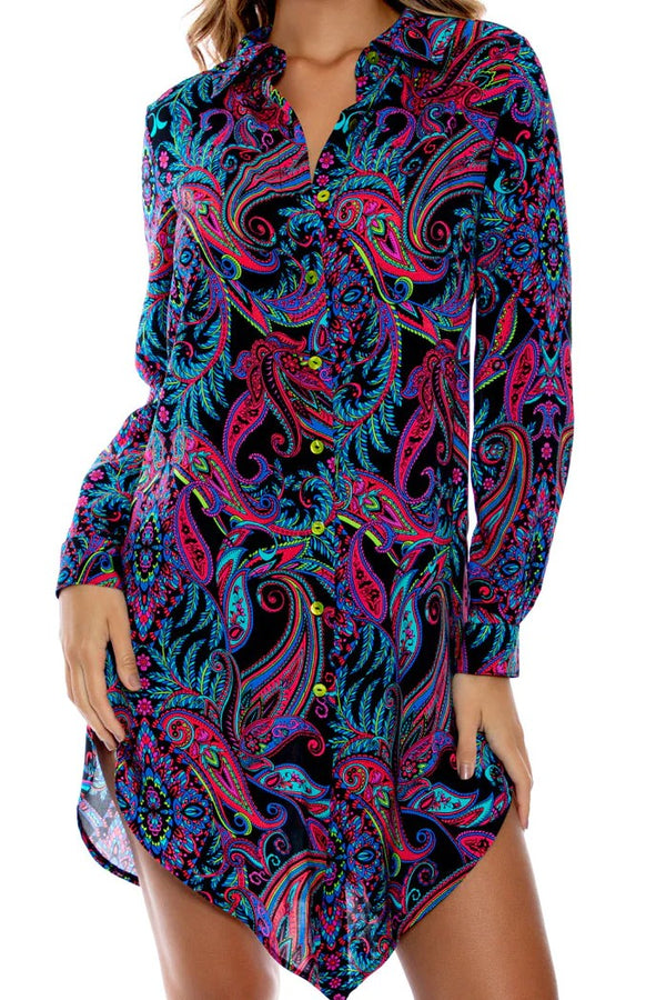 Luli Fama Que Linda Blouse Dress