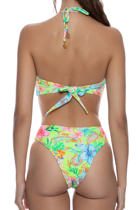 Luli Fama Hibiscus Dream Keyhole Ring One Piece