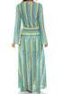 Luli Fama Island Blues Long Dress