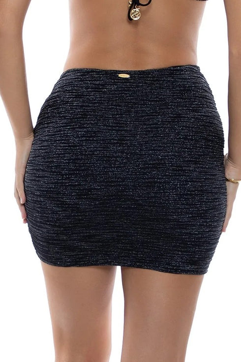 Luli Fama Vibras Scrunch Up Mini Skirt