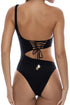 Luli Fama Brilla One Shoulder Asymmetrical Bodysuit