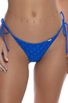 Luli Fama Brilla Seamless Ruched Back Brazilian Tie Side Bottom