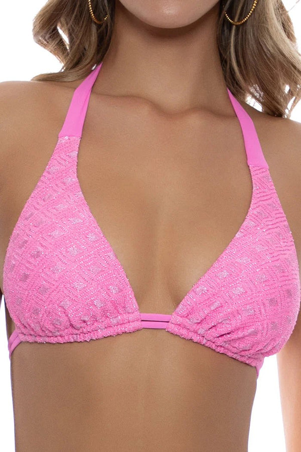 Luli Fama Brilla Triangle Halter Top