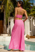 Luli Fama Brilla Double Loop Bandeau Long Dress