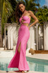 Luli Fama Brilla Double Loop Bandeau Long Dress
