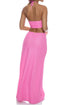 Luli Fama Brilla Double Loop Bandeau Long Dress