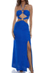 Luli Fama Brilla Double Loop Bandeau Long Dress