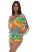 Luli Fama Palm Breeze Cabana V Neck Dress