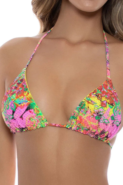 Luli Fama Vice City Seamless Reversible Triangle Top