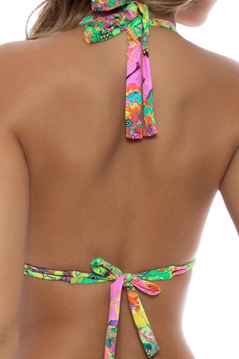 Luli Fama Vice City Triangle Halter Top