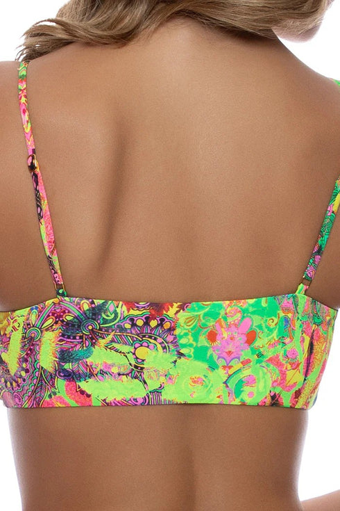 Luli Fama Vice City Drawstring Halter Top