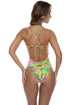 Luli Fama Vice City Spaguetti Strap Cut Out One Piece