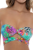 Luli Fama Miami Mystique Double Knotted Cut Out Bandeau Top
