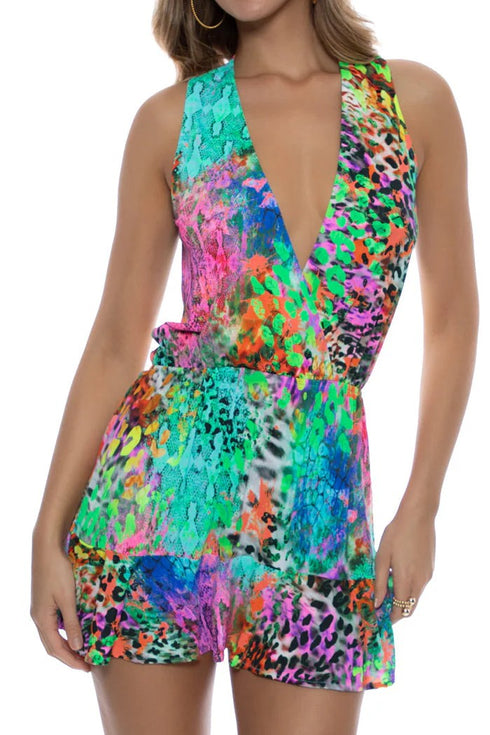 Luli Fama Miami Mystique Tank Playera Dress