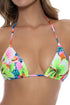 Luli Fama Tropical Illusions Crystallized Seamless Triangle Top