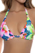 Luli Fama Tropical Illusions Triangle Halter Top
