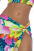 Luli Fama Tropical Illusions Twist Front Skirt