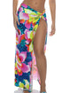 Luli Fama Tropical Illusions Twist Front Skirt