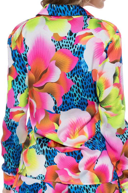 Luli Fama Tropical Illusions Blouse