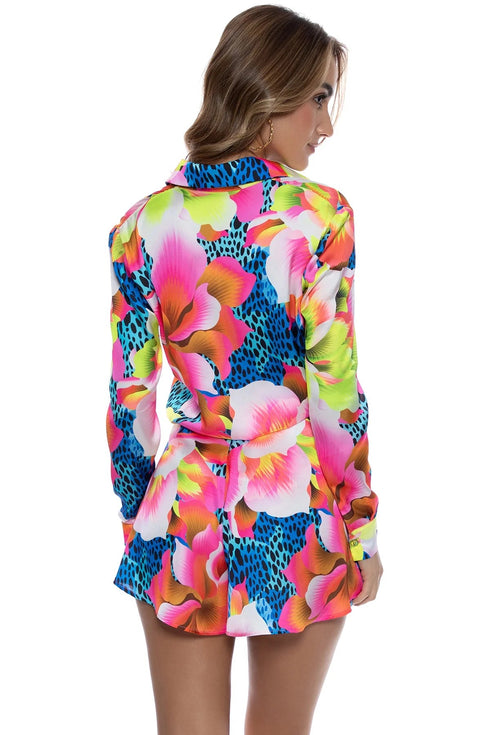 Luli Fama Tropical Illusions Blouse