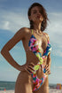 Luli Fama Tropical Illusions Crossed Front Monokini