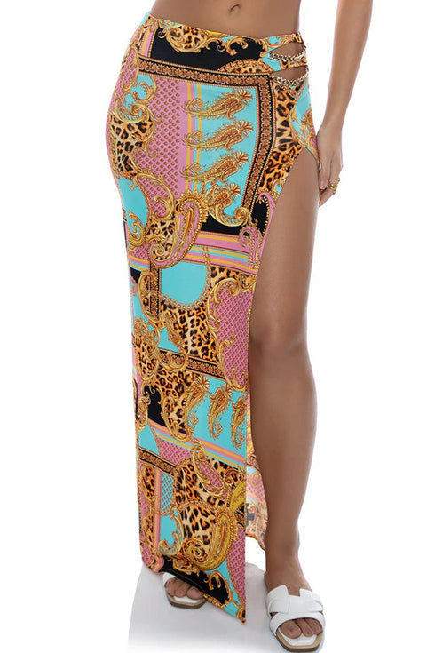 Luli Fama Miami Daydream Chain Skirt