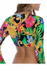 Luli Fama Love By The Sun Front Knot Crop Top