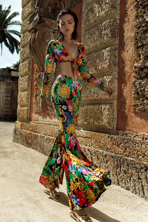 Luli Fama Love By The Sun Bell Bottoms Pants