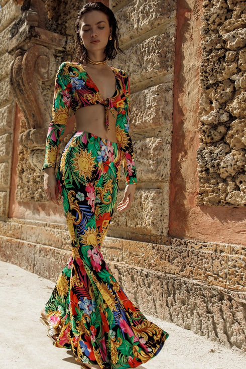 Luli Fama Love By The Sun Bell Bottoms Pants