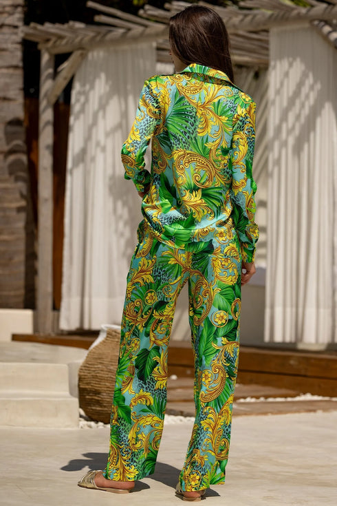 Luli Fama Palm Island Blouse