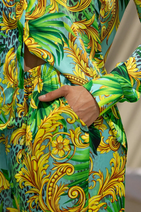 Luli Fama Palm Island Blouse