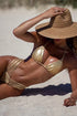 Luli Fama Luli Hat Metallic Bell Brim Fedora