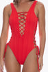Luli Fama Lost At Sea Interlaced Open Side One Piece