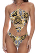 Luli Fama Goddess Vibes Handkerchief Ring Monokini