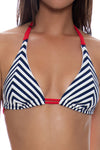 Luli Fama Capitana Triangle Halter Top