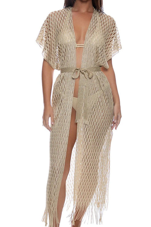 Luli Fama Caught Up Long Caftan