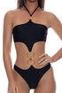 Luli Fama Inner Circle Handkerchief Multi Ring Monokini
