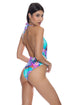 Luli Fama Treasure Front Twist Halter One Piece