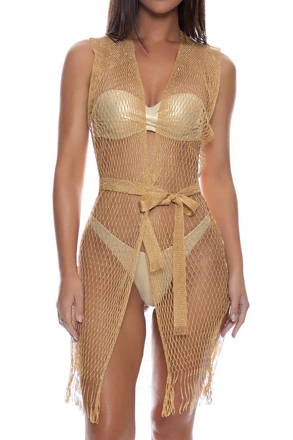 Luli Fama Quite The Catch Short Caftan